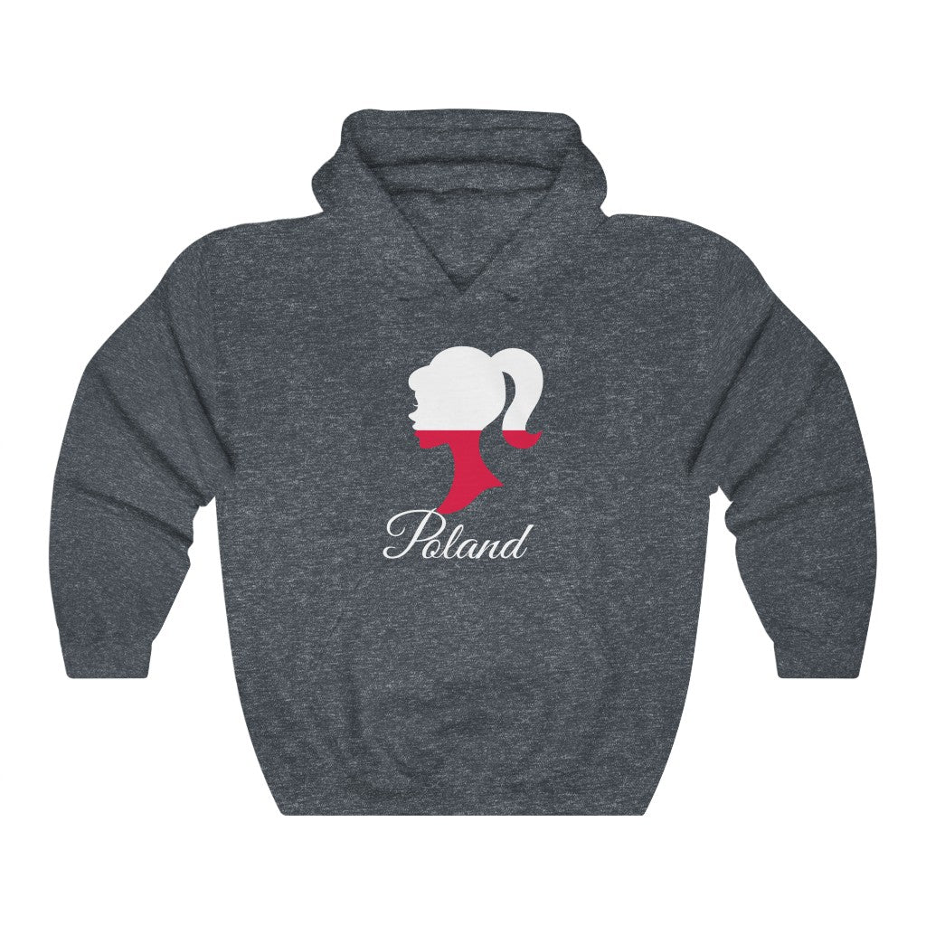Poland Girl Flag Hoodie Sweatshirt 2 - Unisex
