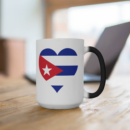 Cuba Heart Color Changing Mug