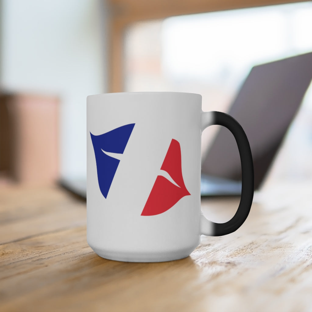 France Lips Color Changing Mug