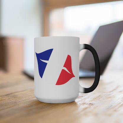 France Lips Color Changing Mug