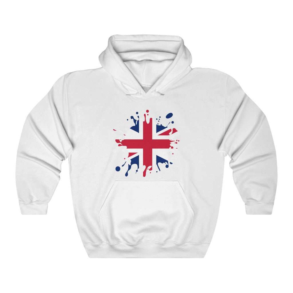 United Kingdom Splat Flag Hoodie Sweatshirt - Unisex