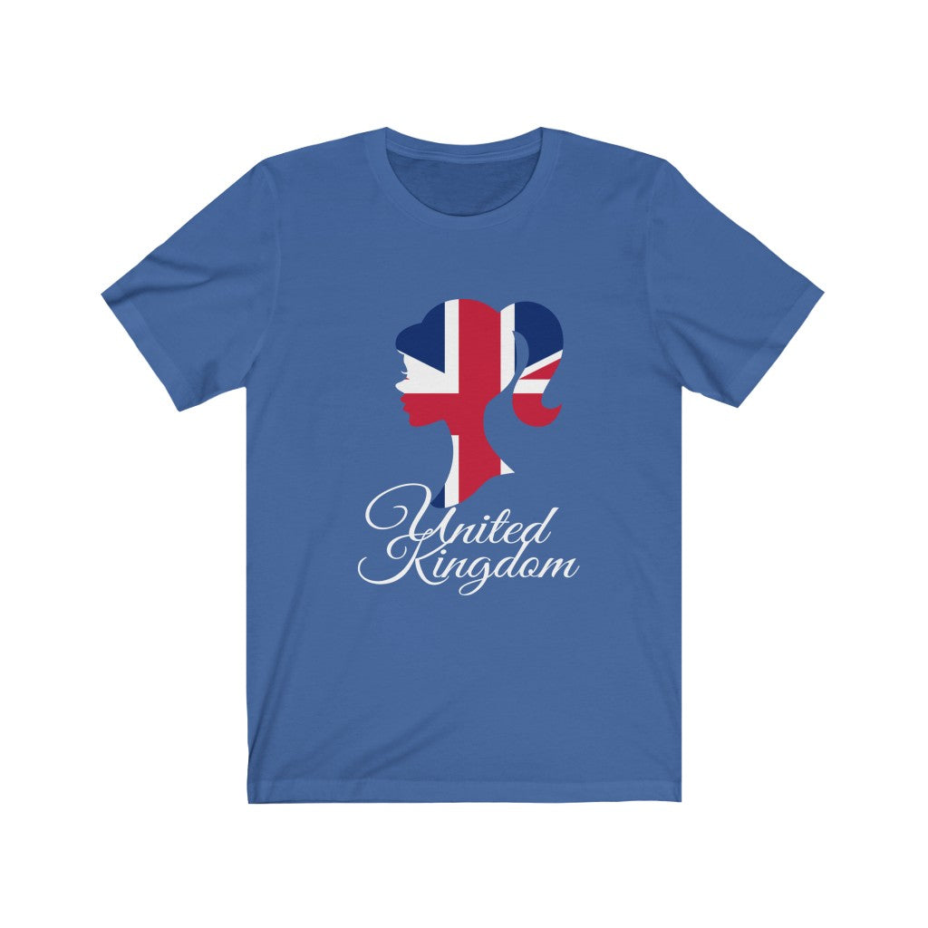 United Kingdom Girl Flag Premium Tee 2 - Unisex