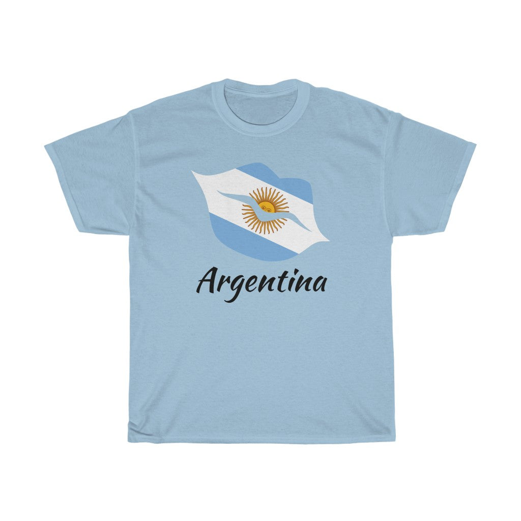 Argentina Lips Flag Standard Tee 1 - Unisex