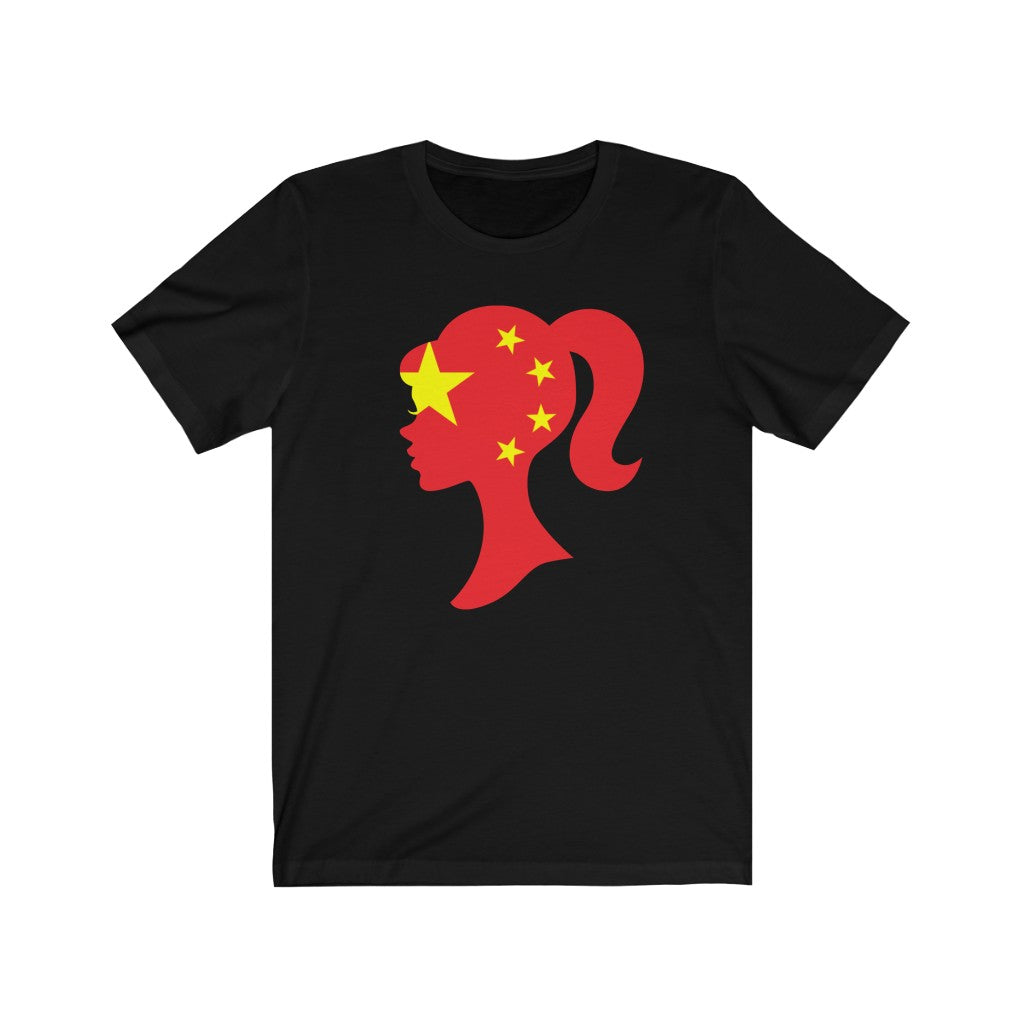 China Girl Flag Premium Tee - Unise