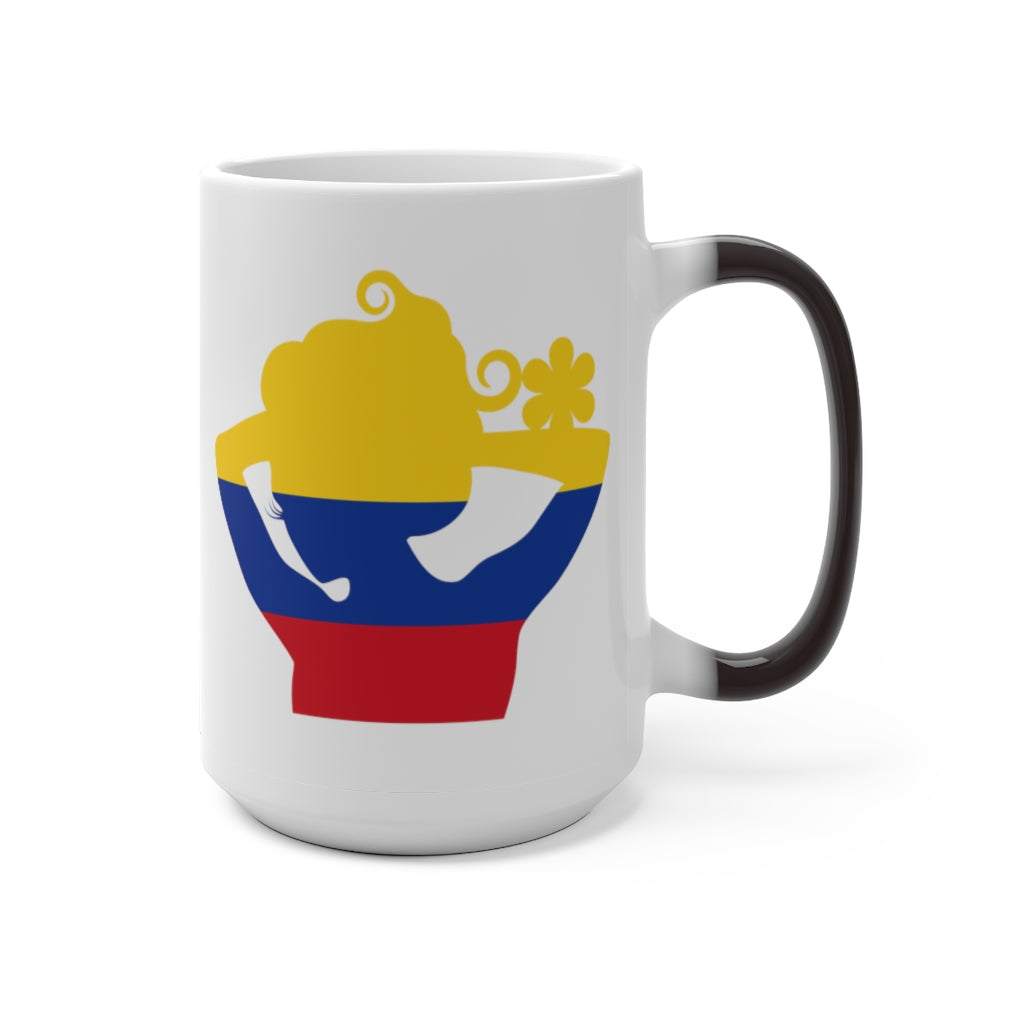 Colombia Lady Color Changing Mug