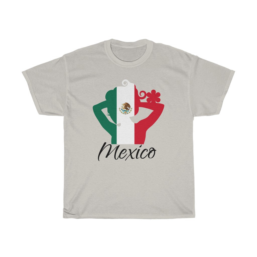 Mexico Lady Flag Standard Tee 1 - Unisex