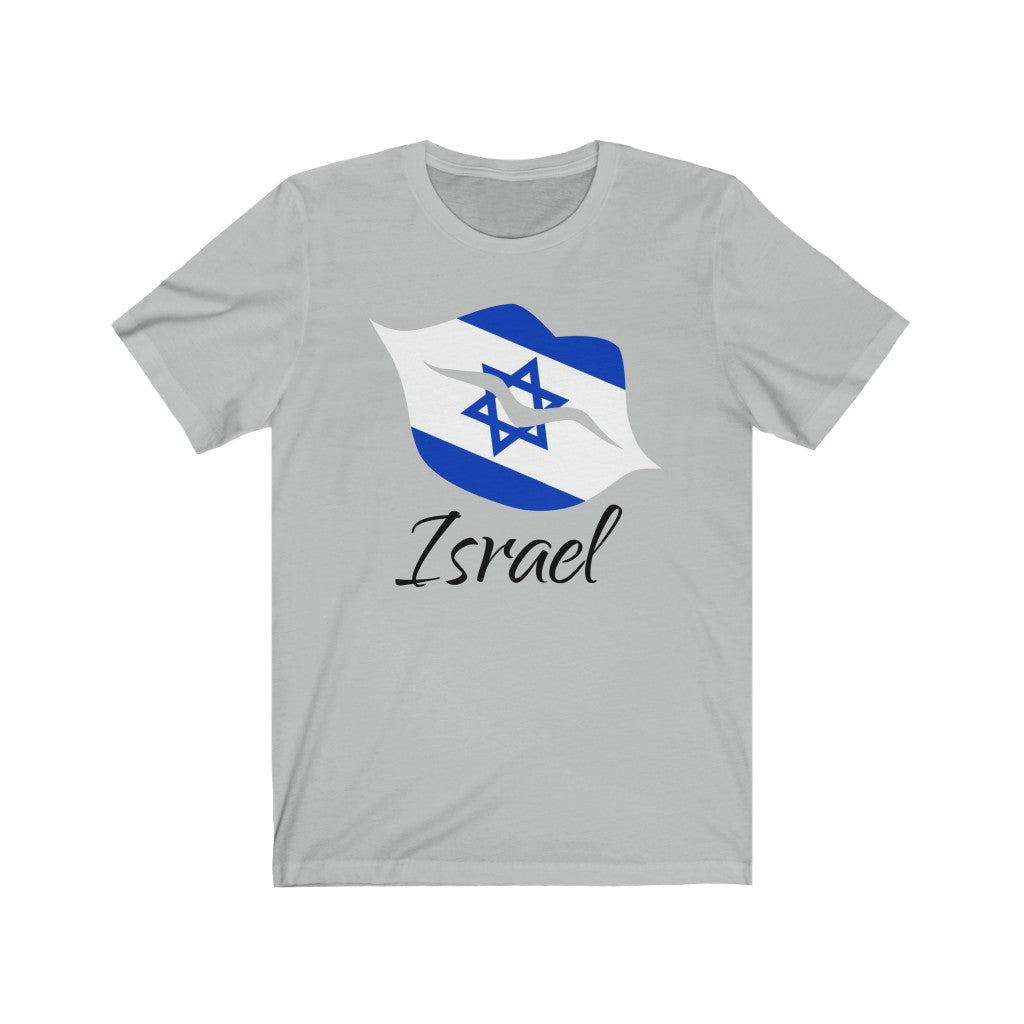Israel Lips Flag Premium Tee 1 - Unisex
