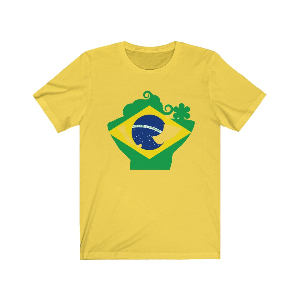 Brazil Lady Flag Premium Tee - Unisex