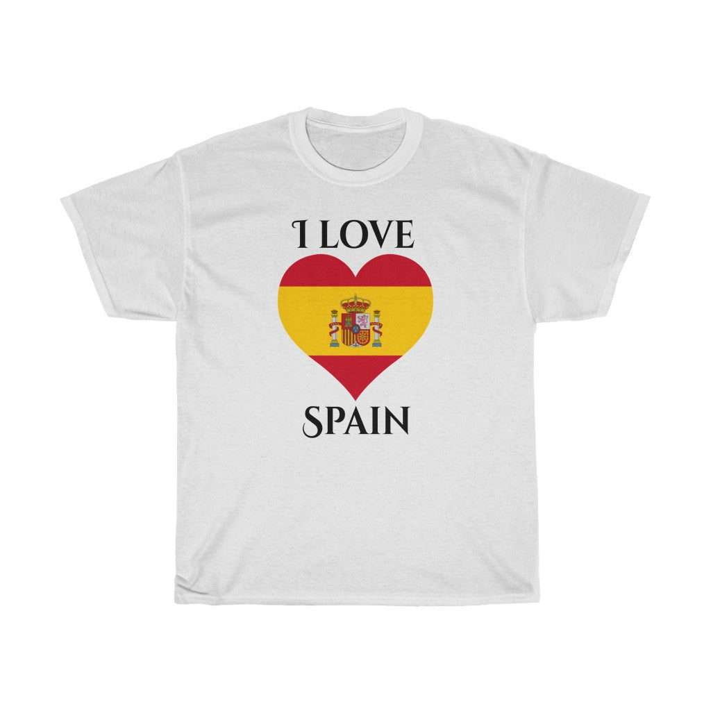 Spain Heart Flag Standard Tee 1 - Unisex