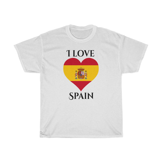 Spain Heart Flag Standard Tee 1 - Unisex