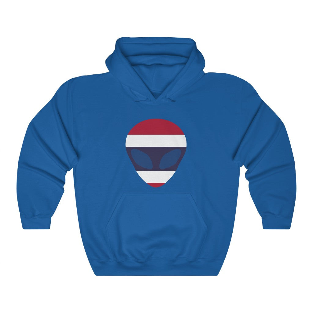 Thailand Alien Flag Hoodie Sweatshirt - Unisex