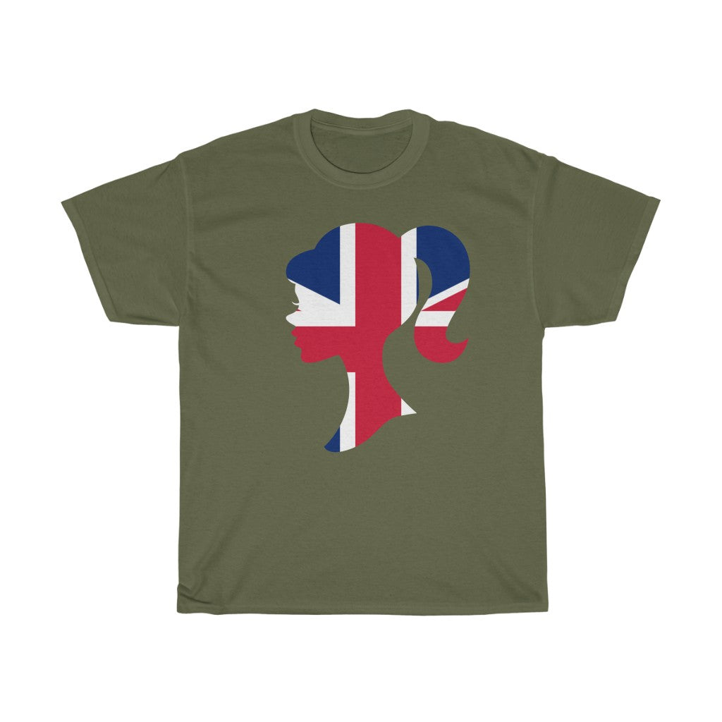 United Kingdom Girl Flag Standard Tee - Unisex