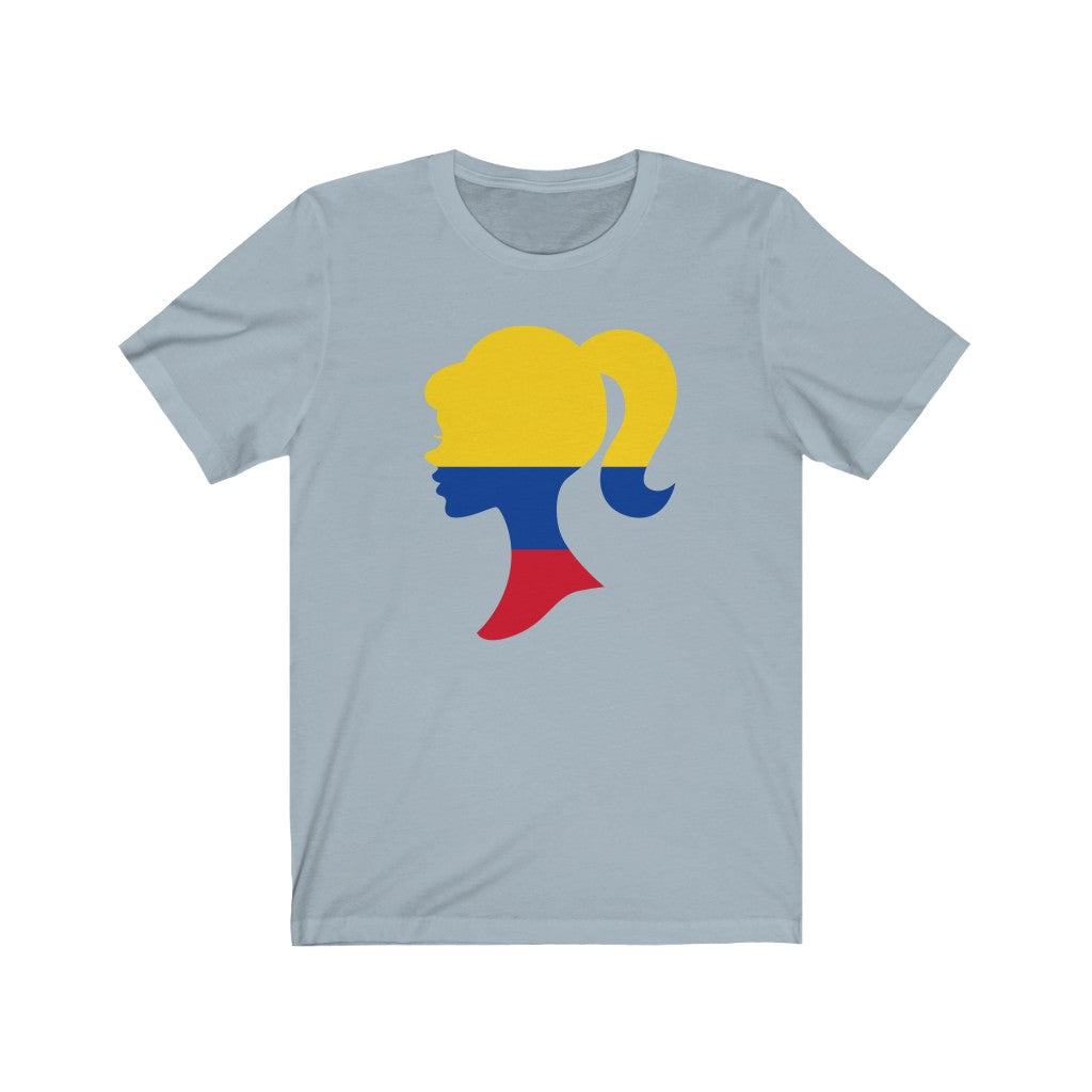 Colombia Girl Flag Premium Tee - Unisex