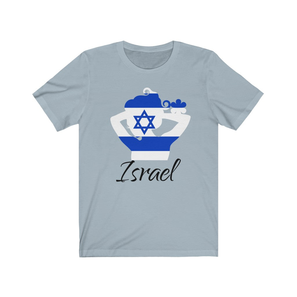 Israel Lady Flag Premium Tee 1 - Unisex