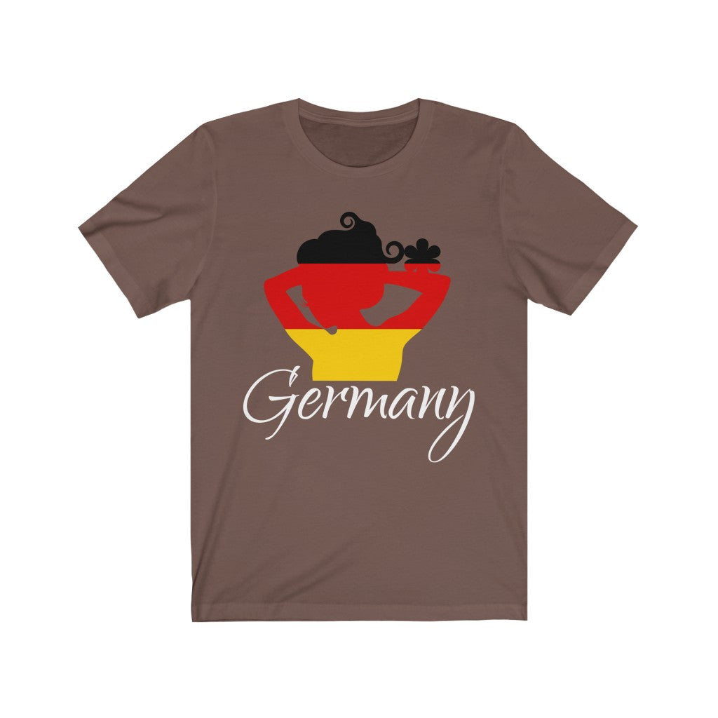 Germany Lady Flag Premium Tee 2 - Unisex