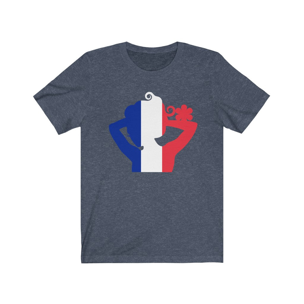 France Lady Flag Premium Tee - Unisex