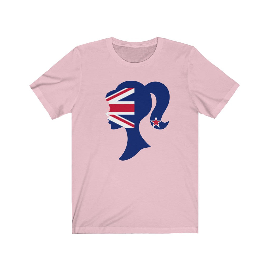 New Zealand Girl Flag Premium Tee - Unisex