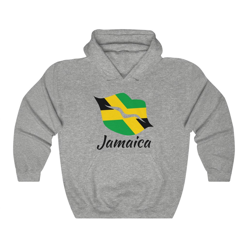 Jamaica Lips Flag Hoodie Sweatshirt 1 - Unisex