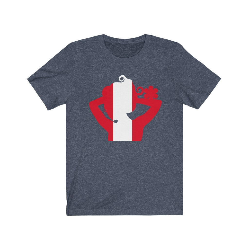 Peru Lady Flag Premium Tee - Unisex