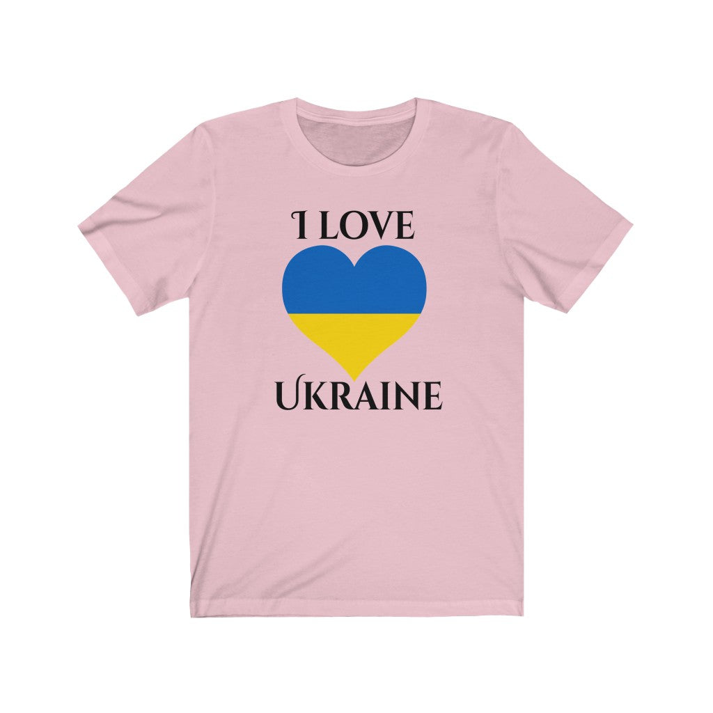 Ukraine Heart Flag Premium Tee 1 - Unisex