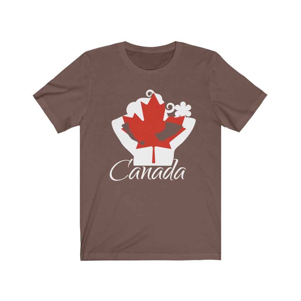 Canada Lady Flag Premium Tee 2 - Unisex