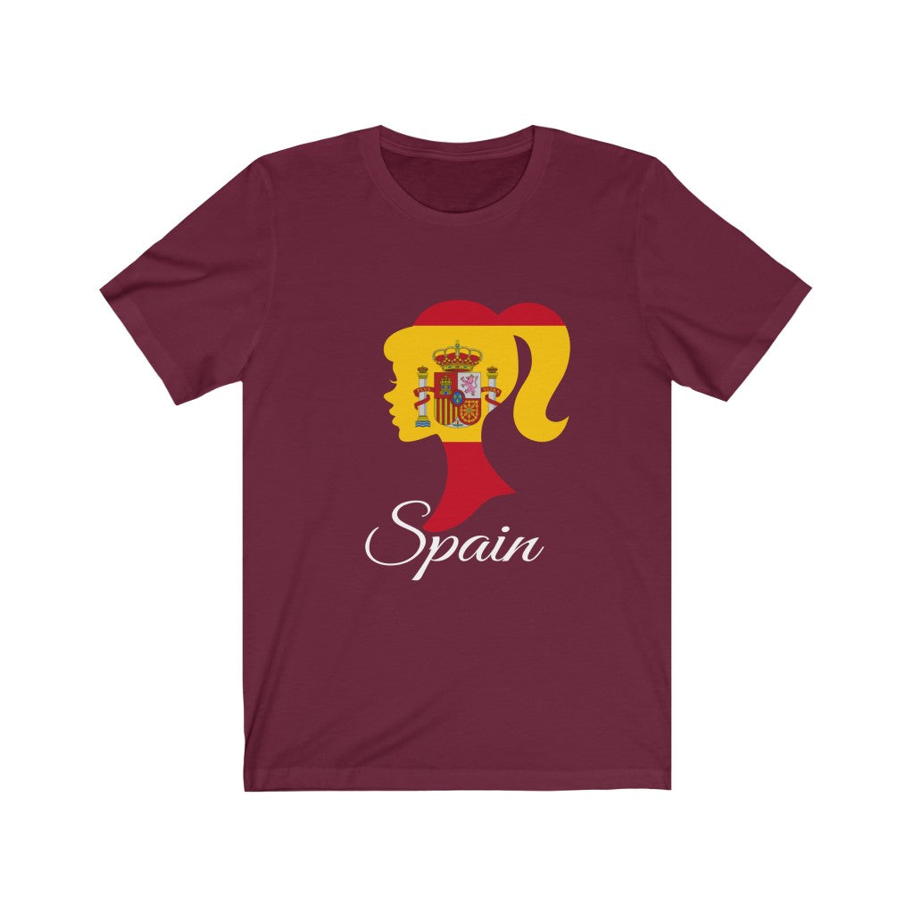 Spain Girl Flag Premium Tee 2 - Unisex