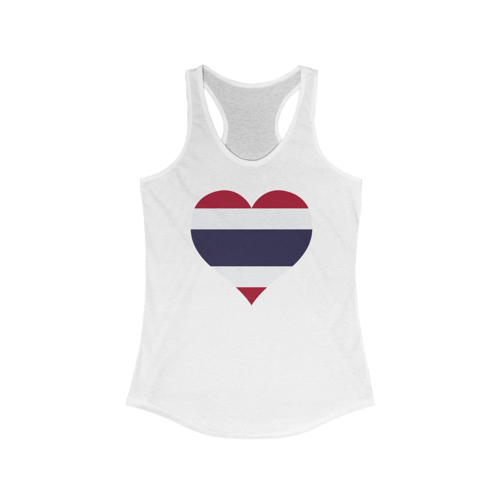 Thailand Heart Flag Tank - Women
