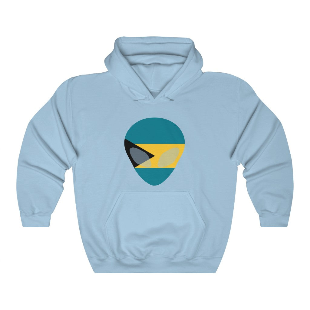 Bahamas Alien Flag Hoodie Sweatshirt - Unisex