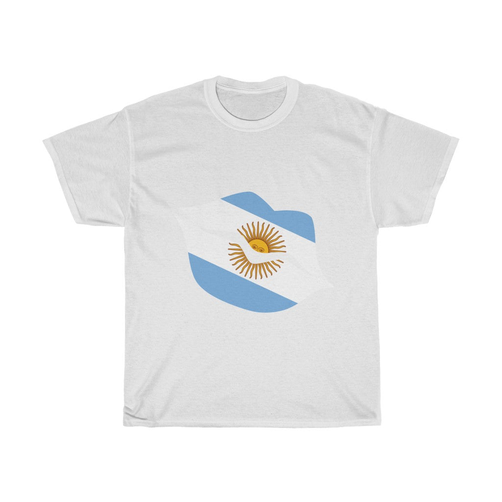 Argentina Lips Flag Standard Tee - Unisex