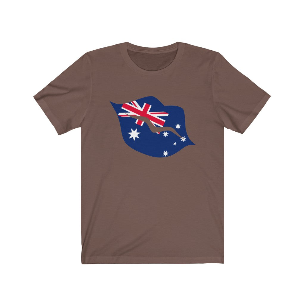 Australia Lips Flag Premium Tee - Unisex