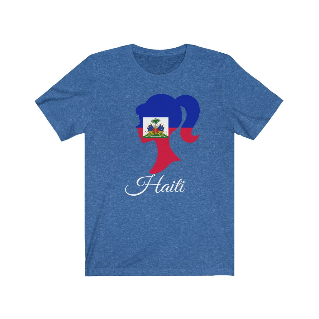 Haiti Girl Flag Premium Tee 2 - Unisex