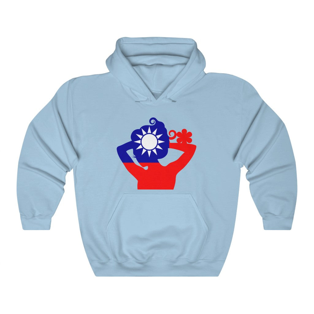 Republic of China - Taiwan Lady Flag Hoodie Sweatshirt - Unisex