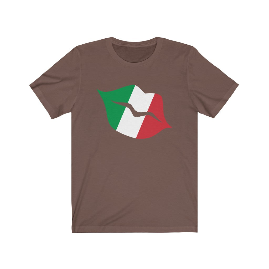 Italy Lips Flag Premium Tee - Unisex