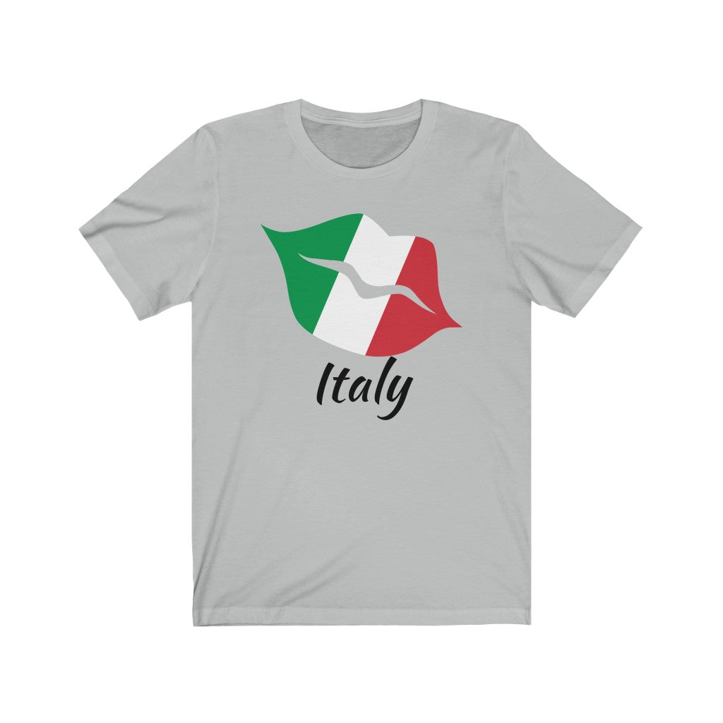 Italy Lips Flag Premium Tee 1 - Unisex