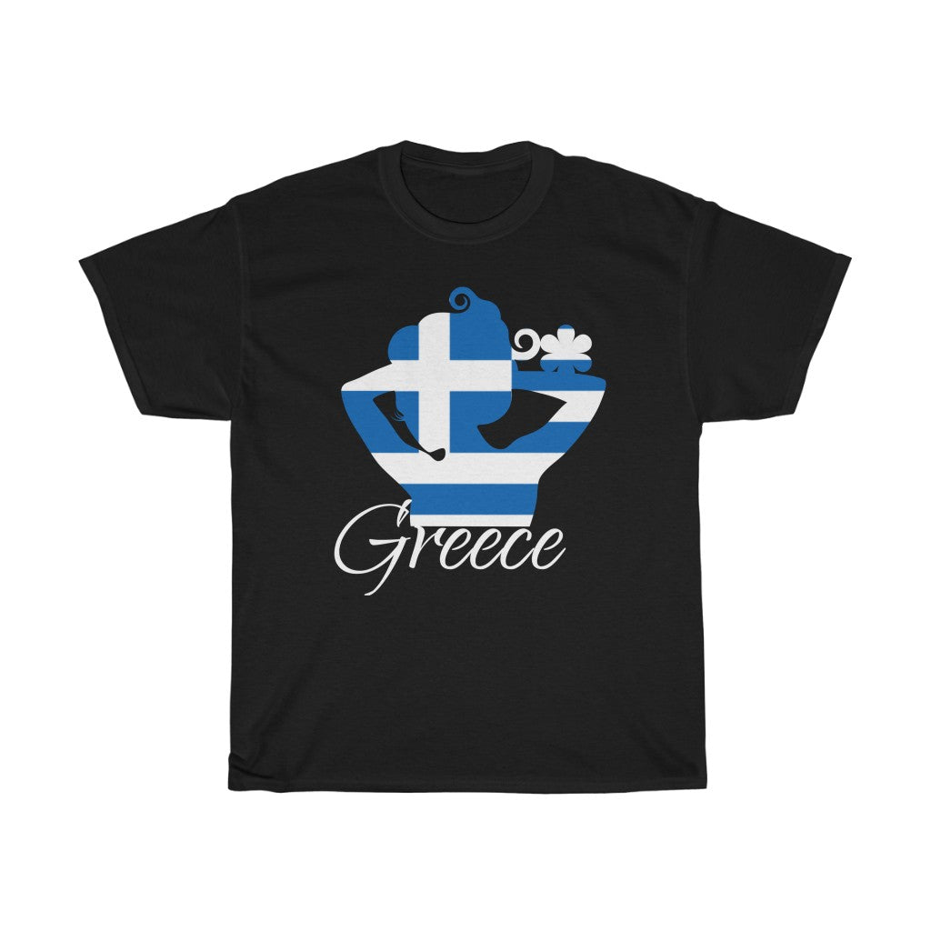 Greece Lady Flag Standard Tee 2 - Unisex
