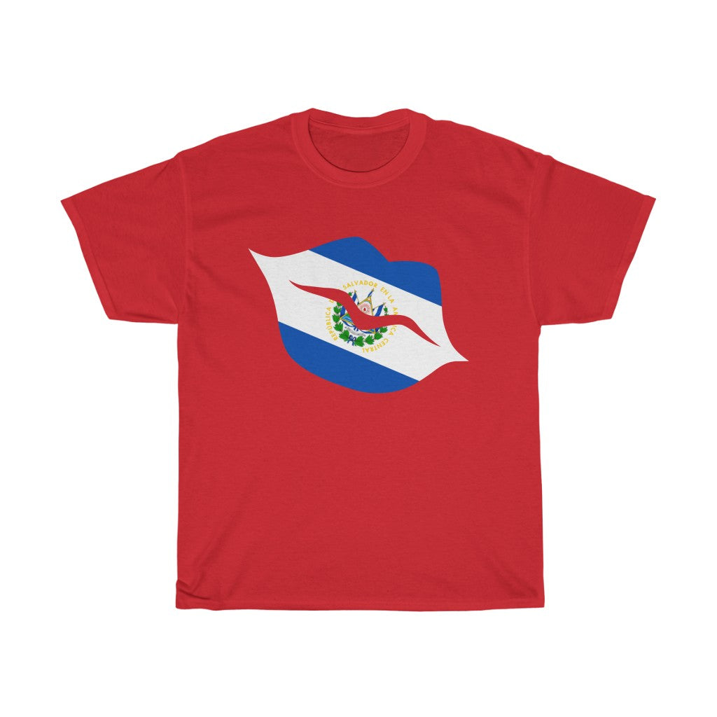 El Salvador Lips Flag Standard Tee - Unisex