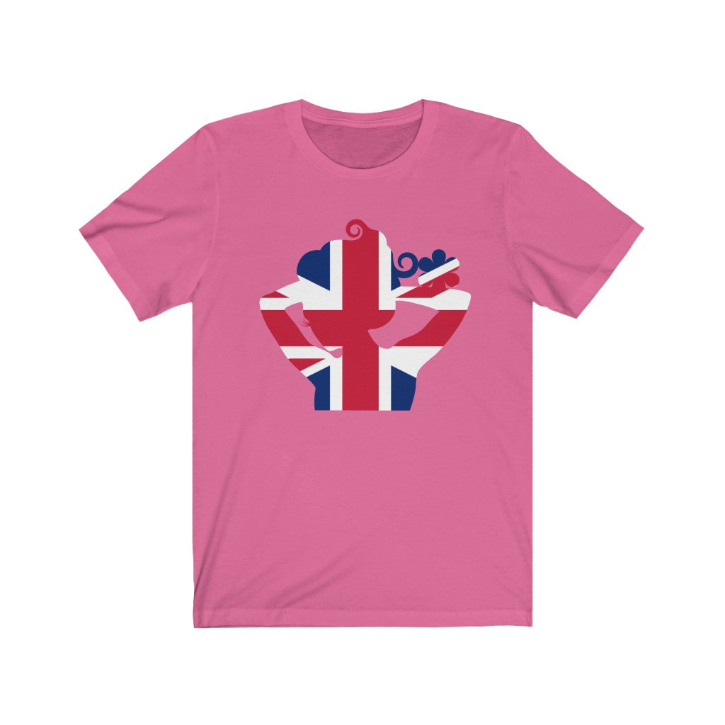United Kingdom Lady Flag Premium Tee - Unisex