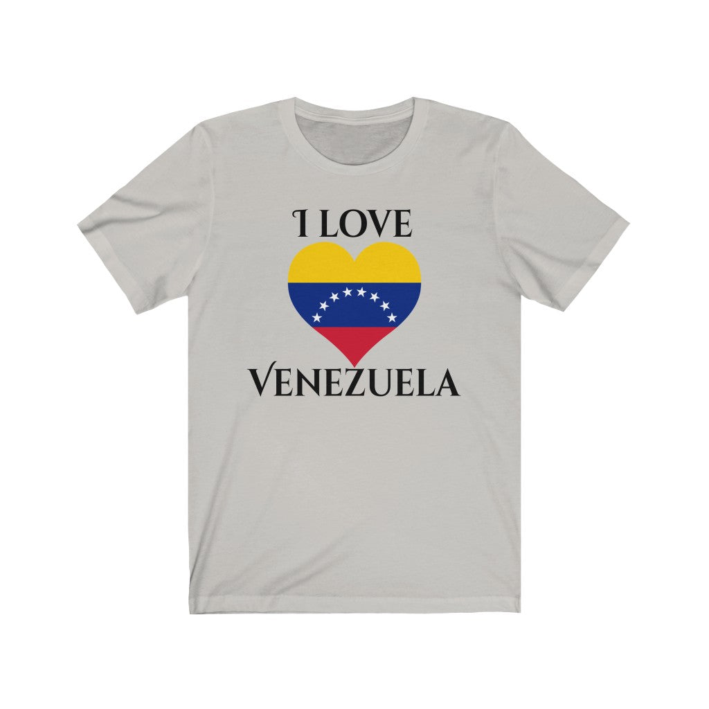 Venezuela Heart Flag Premium Tee 1 - Unisex