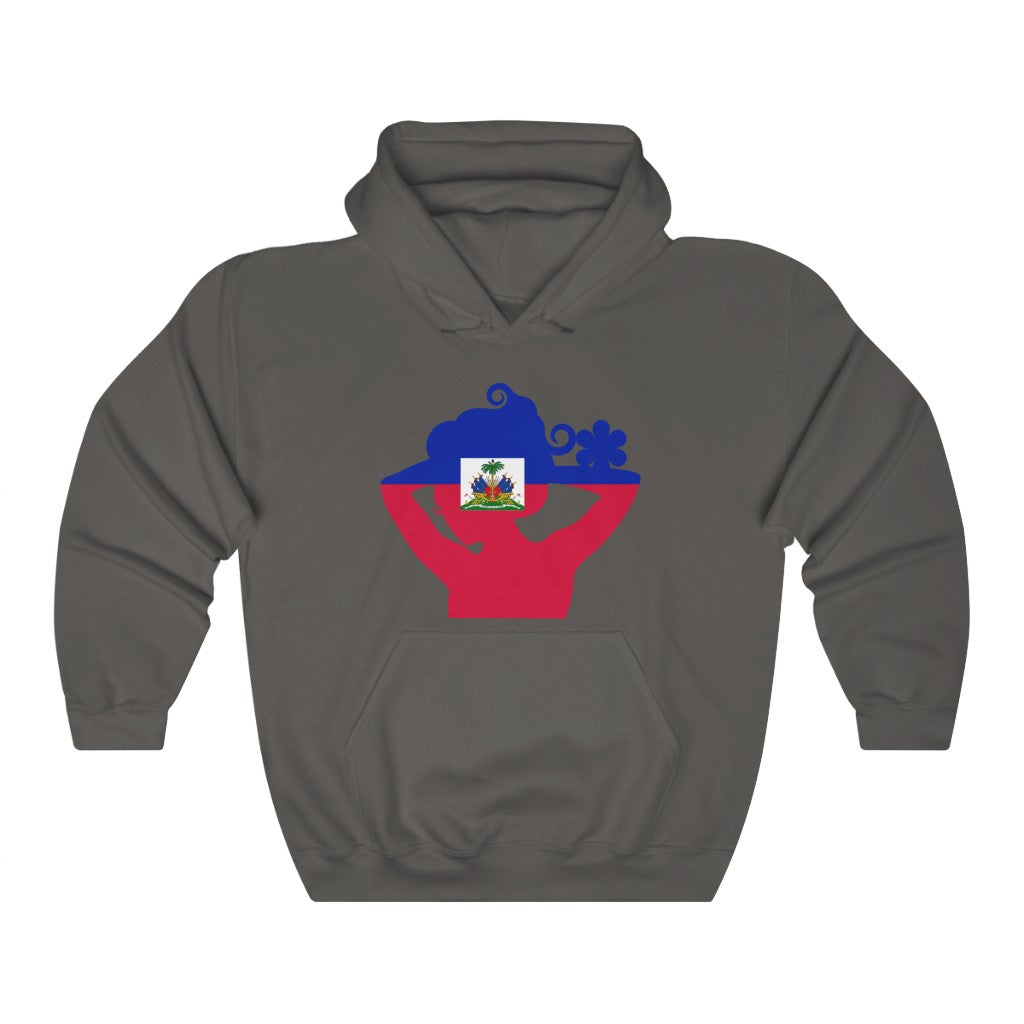 Haiti Lady Flag Hoodie Sweatshirt - Unisex