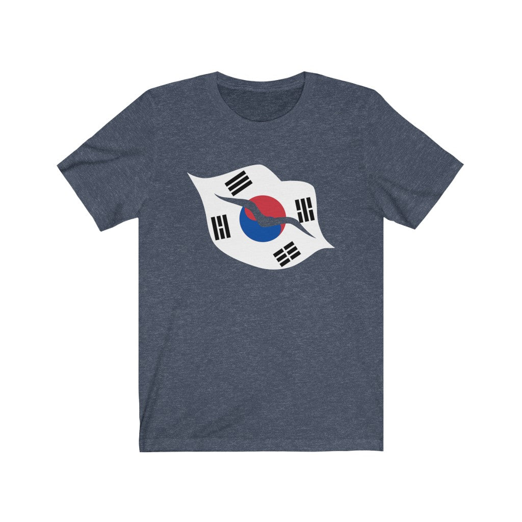 South Korea Lips Flag Premium Tee - Unisex