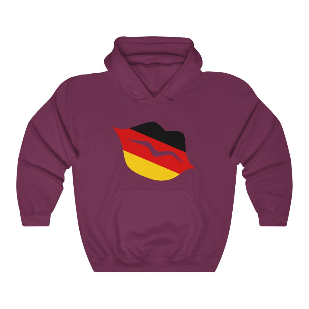 Germany Lips Flag Hoodie Sweatshirt - Unisex
