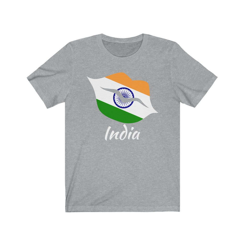 India Lips Flag Premium Tee 2 - Unisex