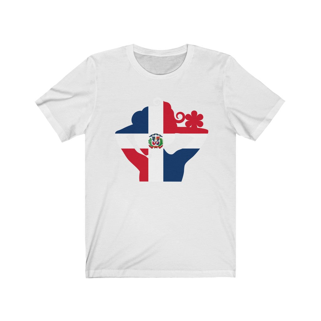 Dominican Republic Lady Flag Premium Tee - Unisex