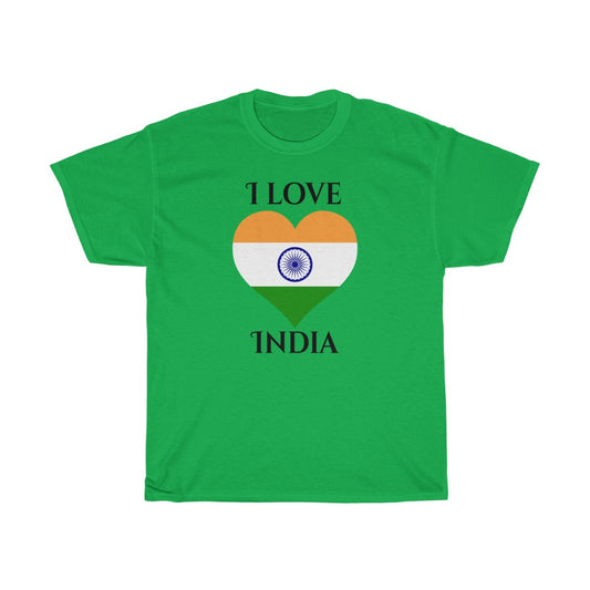 India Heart Flag Standard Tee 1 - Unisex