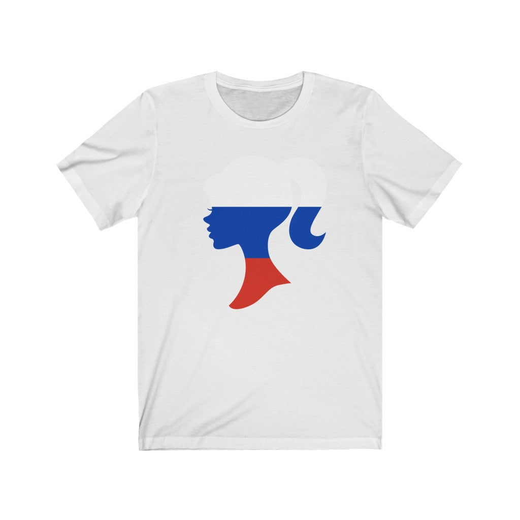 Russia Girl Flag Premium Tee - Unisex