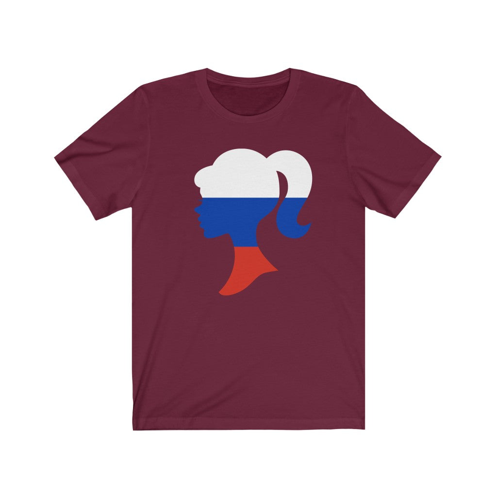 Russia Girl Flag Premium Tee - Unisex