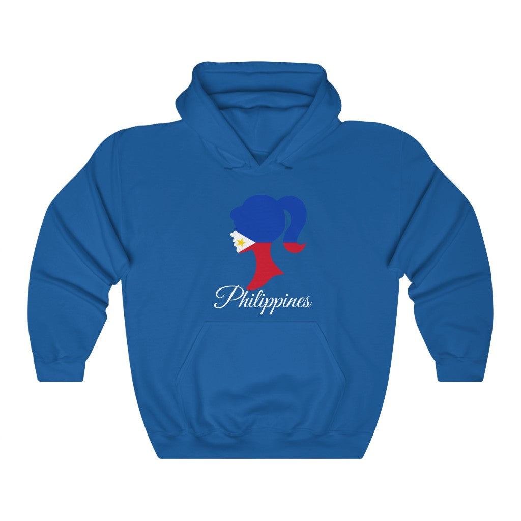 Philippines Girl Flag Hoodie Sweatshirt 2 - Unisex
