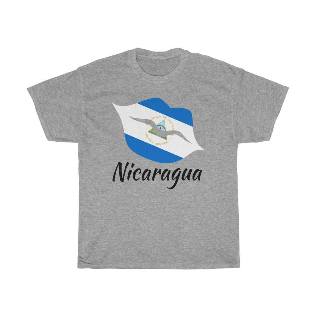Nicaragua Lips Flag Standard Tee 1 - Unisex