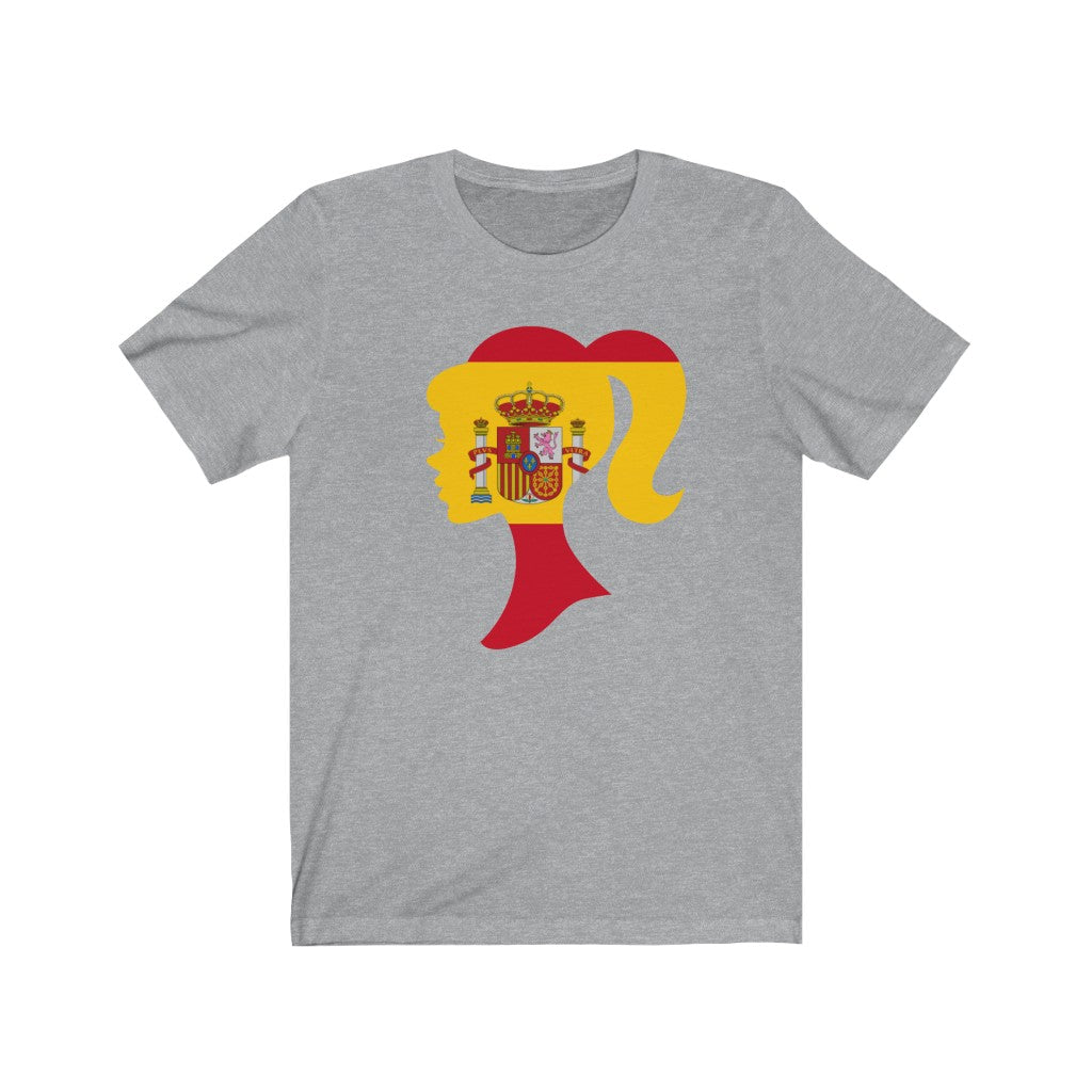 Spain Girl Flag Premium Tee - Unisex