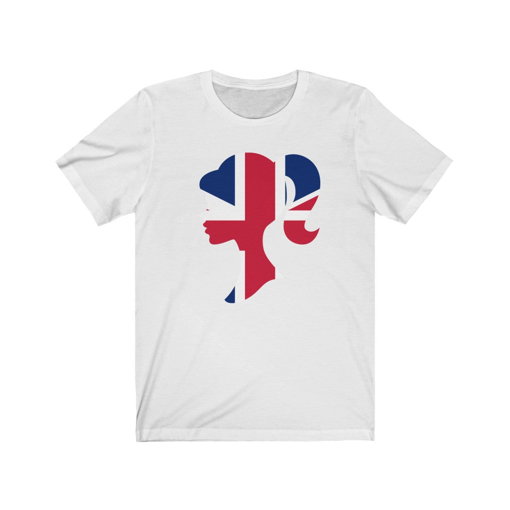 United Kingdom Girl Flag Premium Tee - Unisex